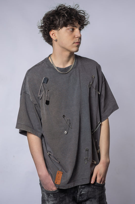 Tricou Oversized EDGY PINS – Ace Metalice & Design Urban