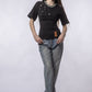Tricou Cambrat CRYSTAL EDGE – Cristale & Spate Tip Corset