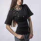 Tricou Cambrat CRYSTAL EDGE – Cristale & Spate Tip Corset