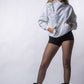 Hanorac Oversized WHITE DIMENSION – Minimal Urban Essential