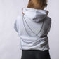 Hanorac Oversized WHITE DIMENSION – Minimal Urban Essential