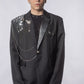 Sacou Bărbați ONYX – Detalii Metalice & Accente Texturate