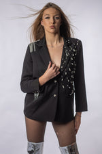 Sacou Statement PEARL – Aplicații cu Perle & Accente Metalice