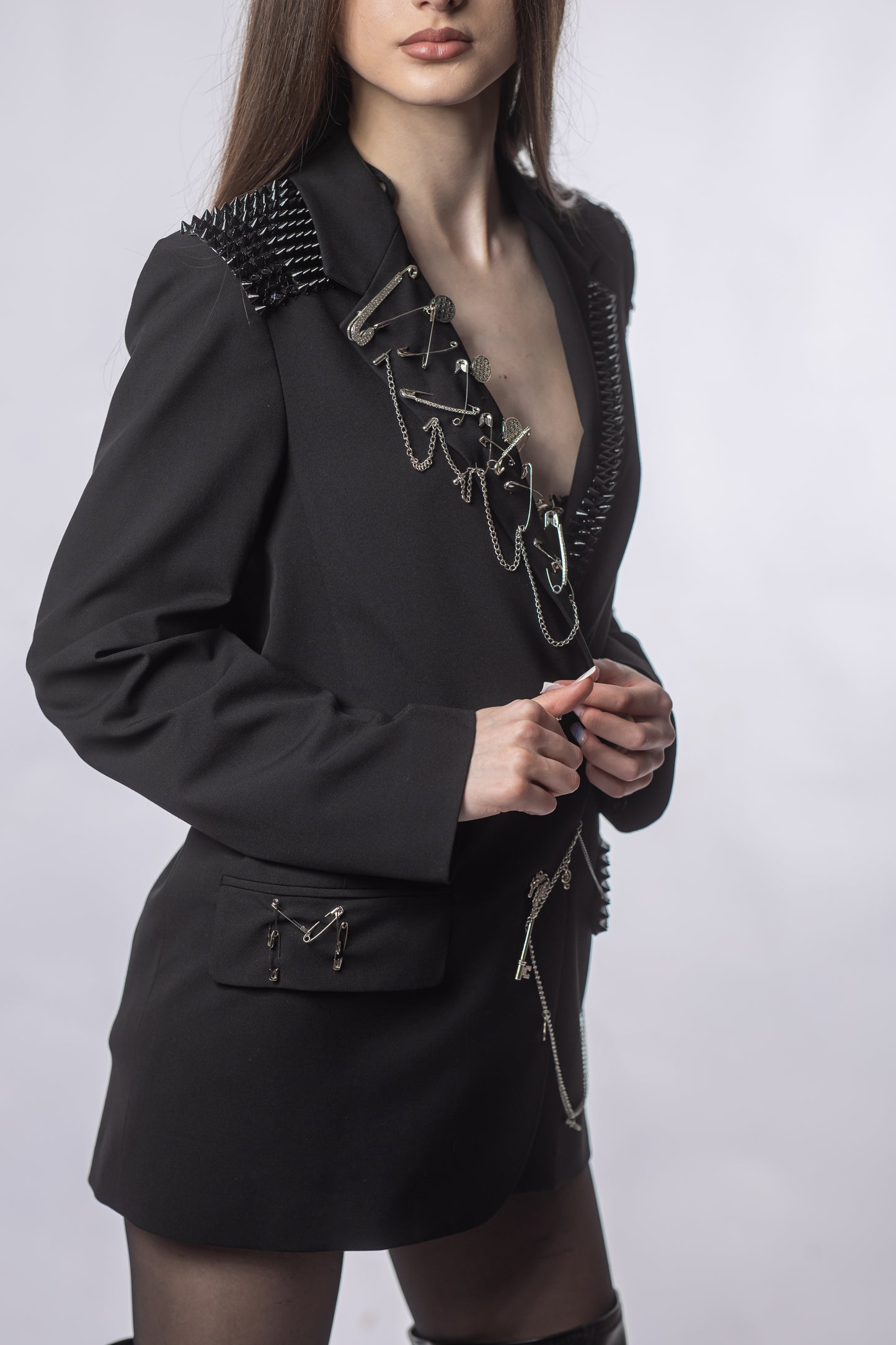 Sacou Couture MRA Handmade – Luxury Edgy Signature Piece