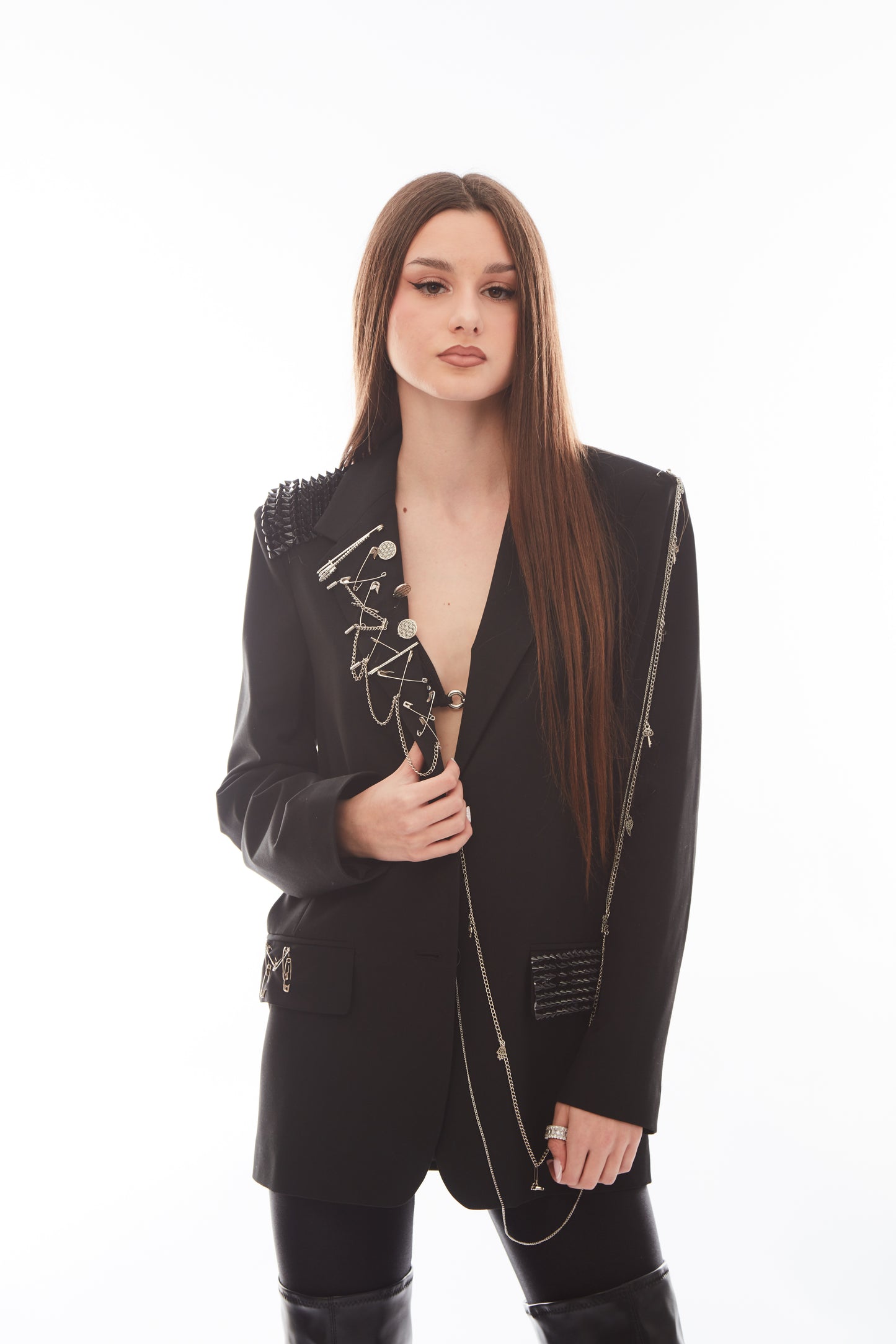 Sacou Couture MRA Handmade – Luxury Edgy Signature Piece