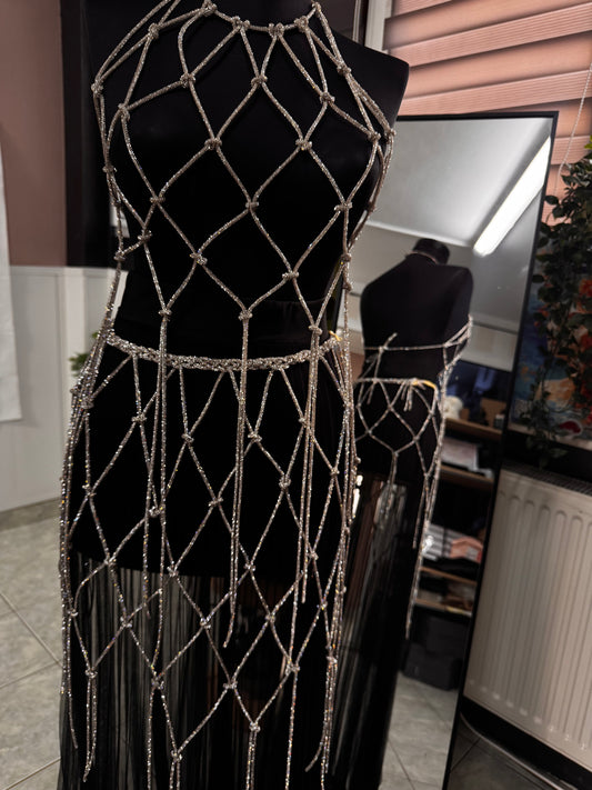 Body Accessory TOP GRID – Cristale & Design Couture